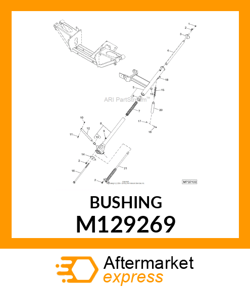 BEARING, PLASTIC GF1 M129269