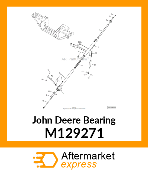 BEARING, PLASTIC 32L39 M129271