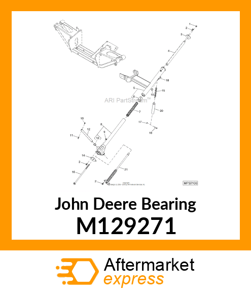 BEARING, PLASTIC 32L39 M129271