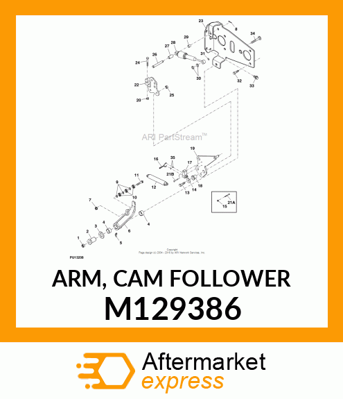 ARM, CAM FOLLOWER M129386