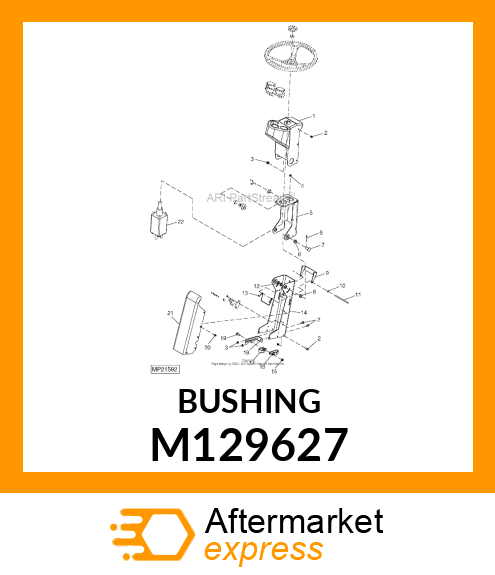 BUSHING, STEERING COLUMN PIVOT M129627