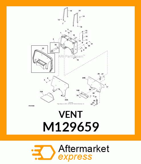 VENT, HYDRAULIC TANK M129659