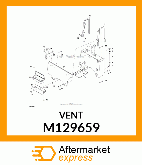 VENT, HYDRAULIC TANK M129659