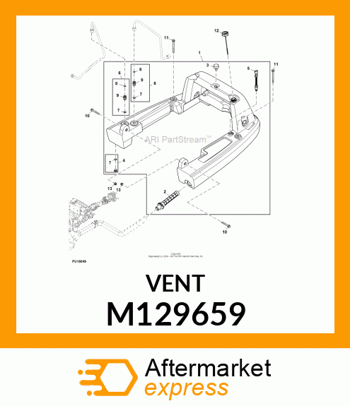 VENT, HYDRAULIC TANK M129659