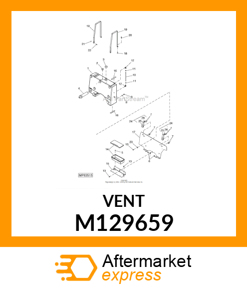 VENT, HYDRAULIC TANK M129659