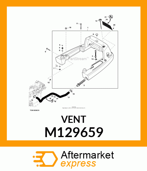 VENT, HYDRAULIC TANK M129659