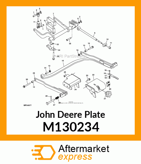 YOKE, ADJUSTABLE (PLATED) M130234