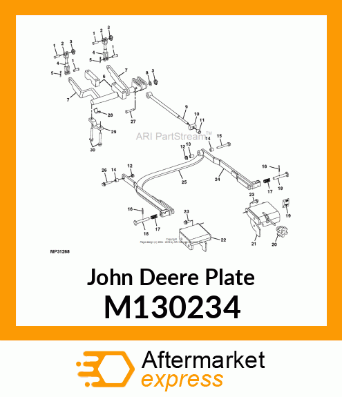 YOKE, ADJUSTABLE (PLATED) M130234