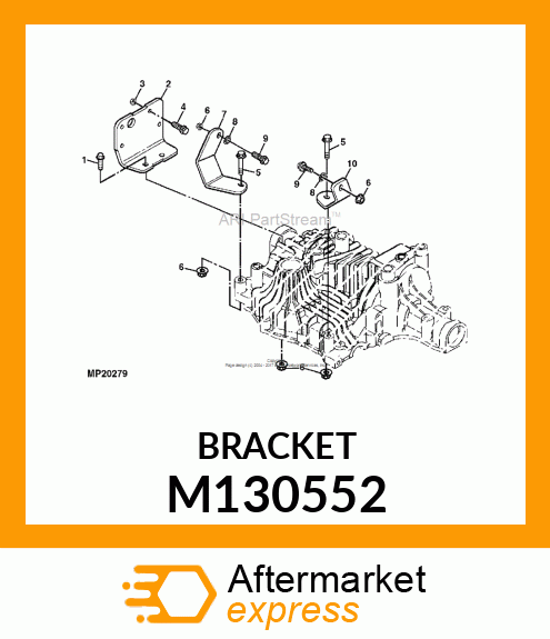 Bracket - BRACKET, RH TRANSAXLE MOUNTING M130552