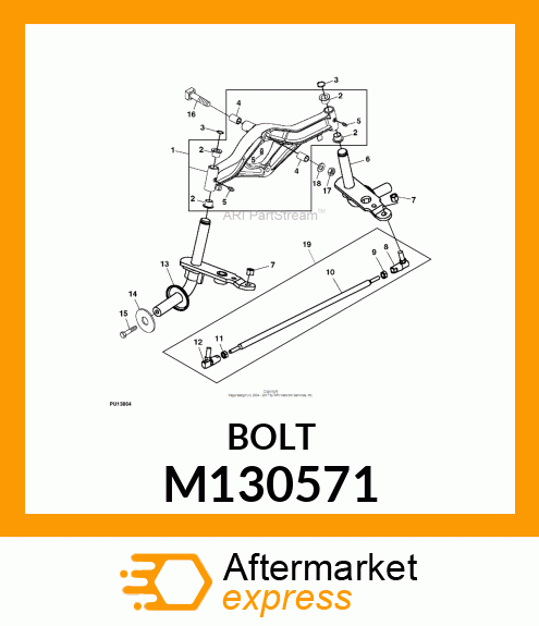 BOLT, SQUARE HEAD M130571