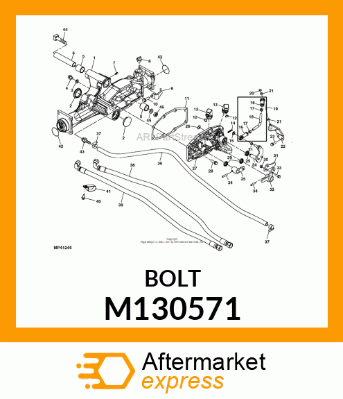 BOLT, SQUARE HEAD M130571