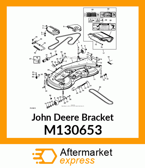 BRACKET, BRACKET, PIVOT, LH DRAFT M130653