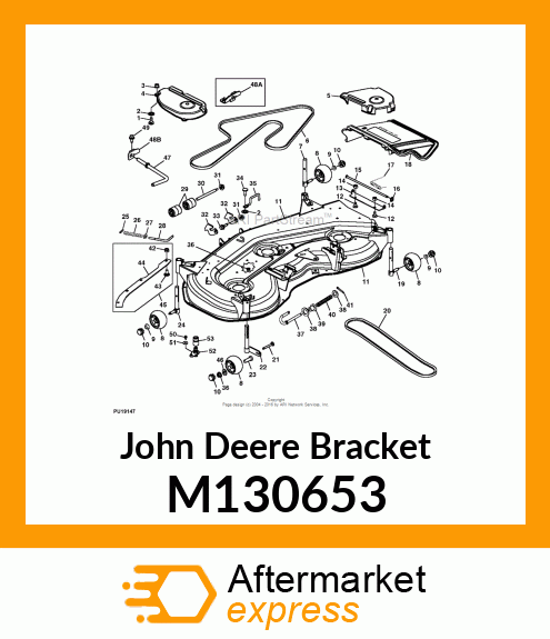 BRACKET, BRACKET, PIVOT, LH DRAFT M130653