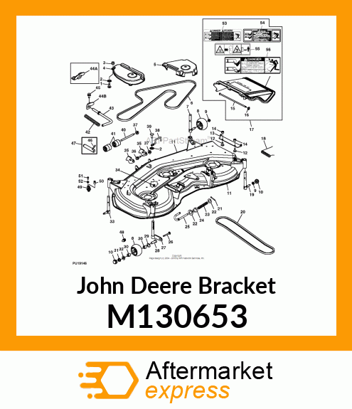 BRACKET, BRACKET, PIVOT, LH DRAFT M130653