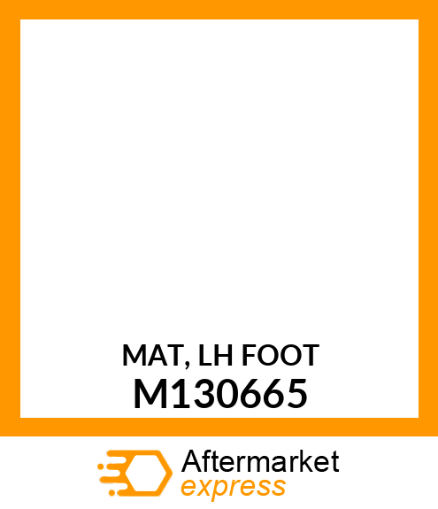 MAT, LH FOOT M130665