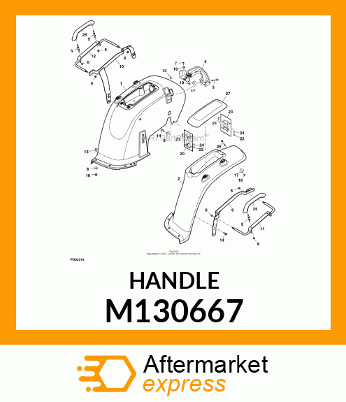 HANDLE, GRAB M130667