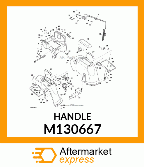 HANDLE, GRAB M130667