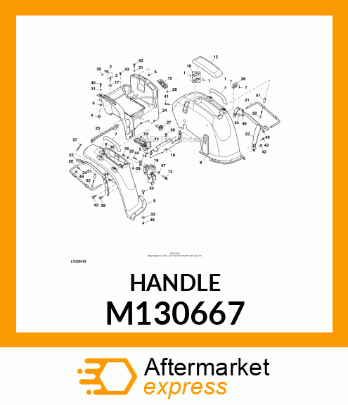 HANDLE, GRAB M130667