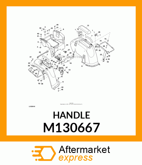 HANDLE, GRAB M130667