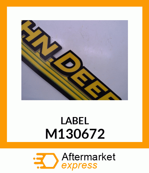 LABEL, RH HOOD TRIMSTRIP M130672