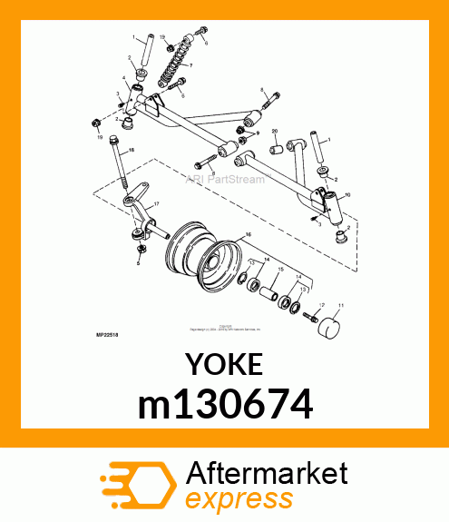 SPINDLE, SPINDLE, RH m130674