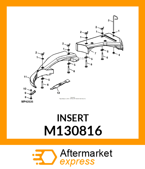 INSERT, INSERT, RH MULCH (54C) M130816