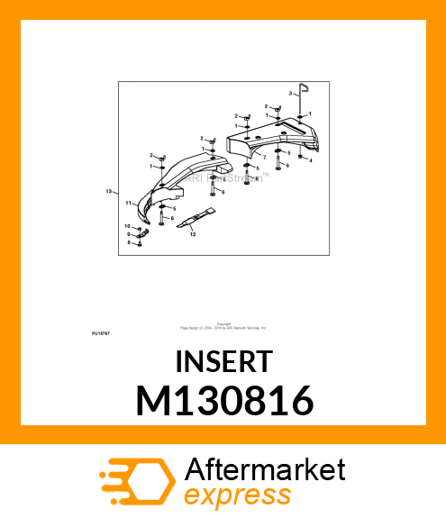 INSERT, INSERT, RH MULCH (54C) M130816