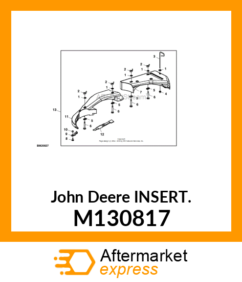 INSERT, INSERT, LH MULCH (54C) M130817