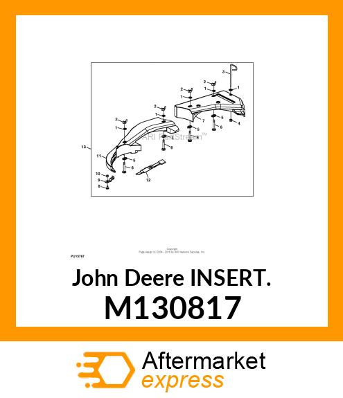 INSERT, INSERT, LH MULCH (54C) M130817