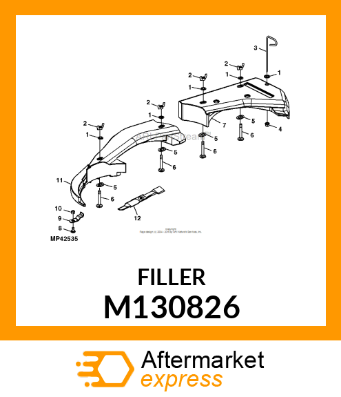 PLUG, RH MULCH (62C) M130826