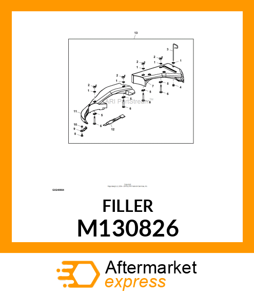 PLUG, RH MULCH (62C) M130826