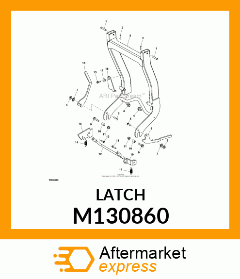 LATCH, RH MOUNT M130860