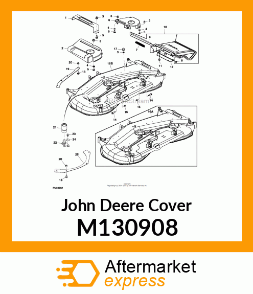 COVER, COVER, RH BELT INJECTION 62 M130908