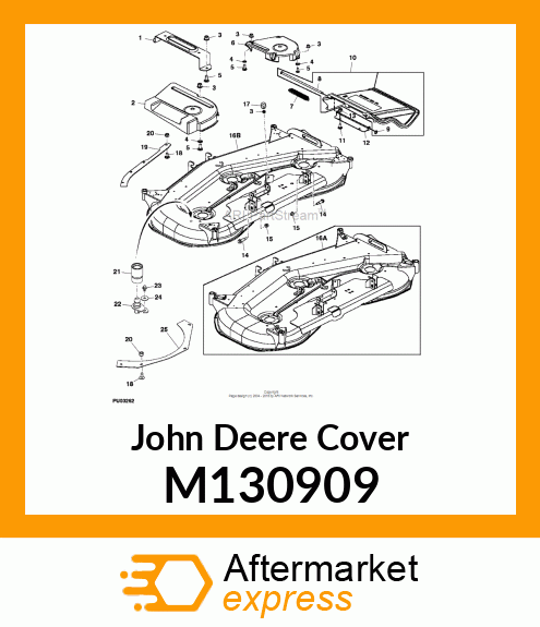 COVER, COVER, LH BELT INJECTION 62 M130909