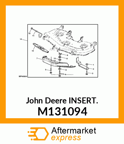 INSERT, MULCH PLUG M131094