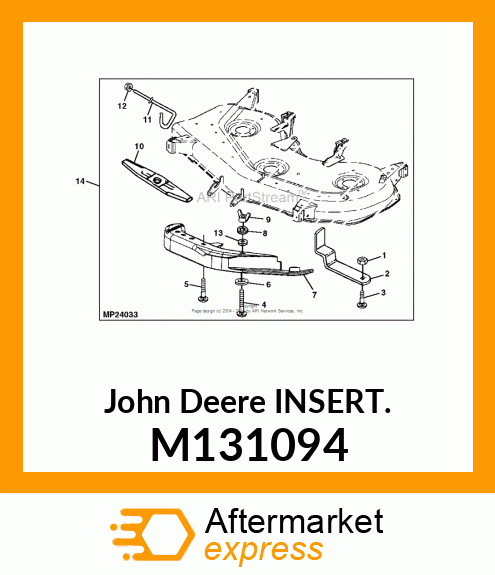 INSERT, MULCH PLUG M131094