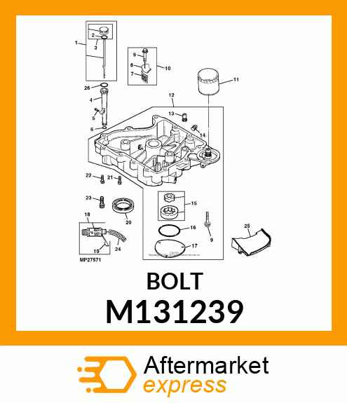 SCREW, FLANGED, METRIC M131239