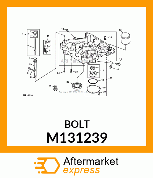 SCREW, FLANGED, METRIC M131239