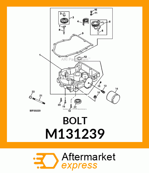 SCREW, FLANGED, METRIC M131239