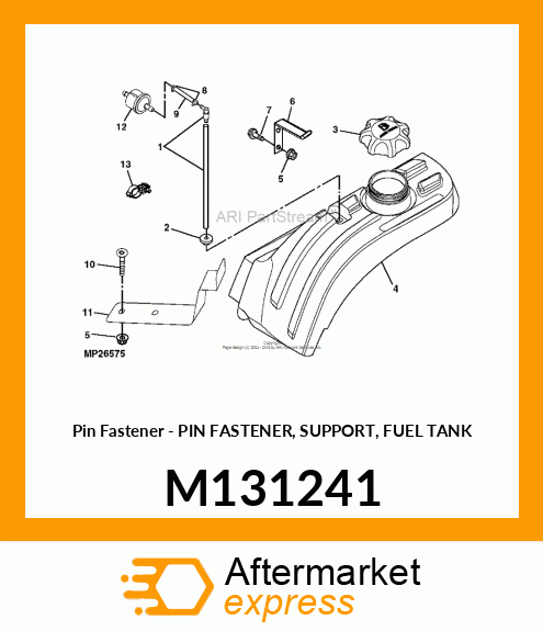 Pin Fastener M131241