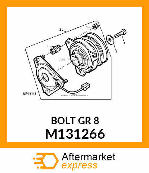 SCREW, 7/16 M131266