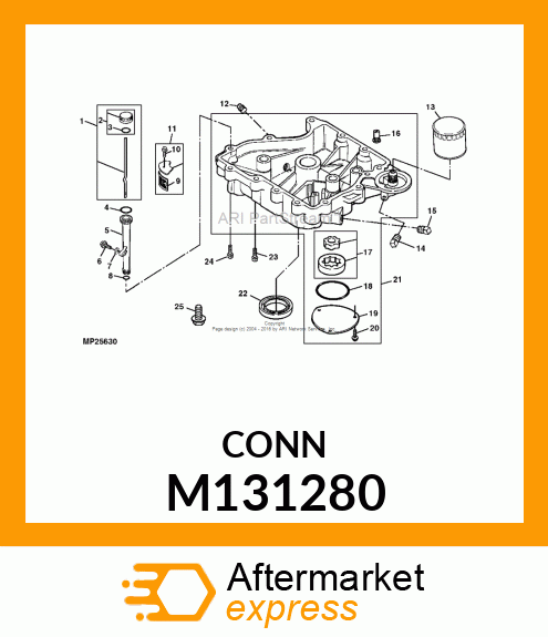 VALVE, OIL PRESSURE RELIEF M131280