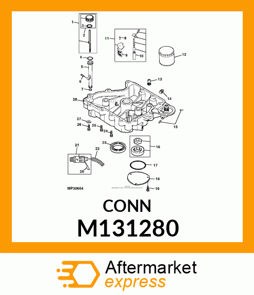 VALVE, OIL PRESSURE RELIEF M131280