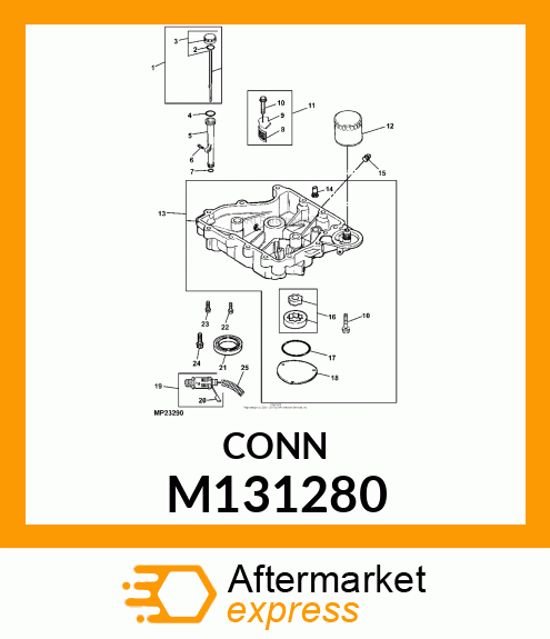 VALVE, OIL PRESSURE RELIEF M131280