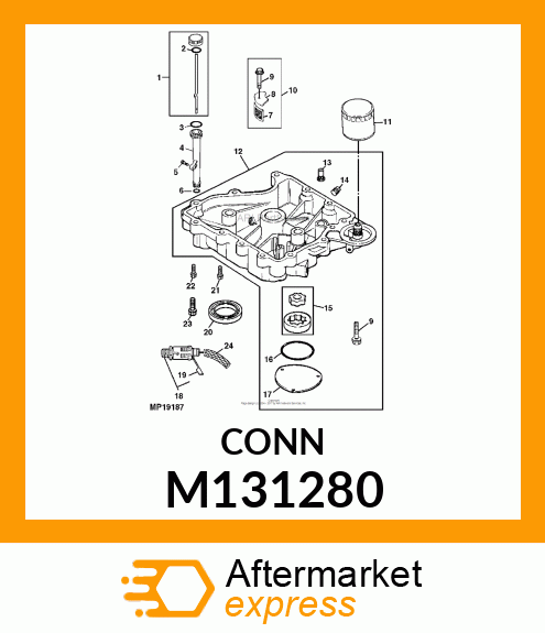 VALVE, OIL PRESSURE RELIEF M131280