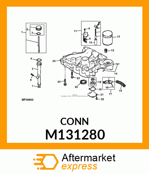 VALVE, OIL PRESSURE RELIEF M131280