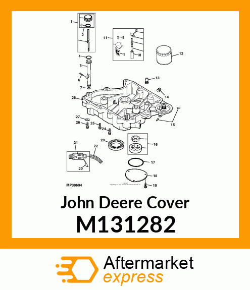 COVER, OIL PUMP M131282