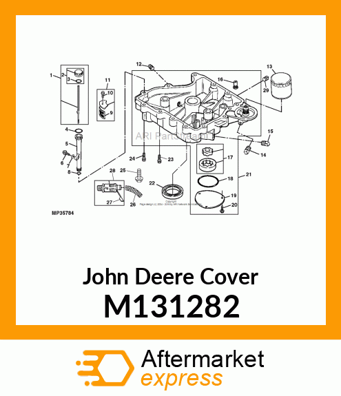 COVER, OIL PUMP M131282