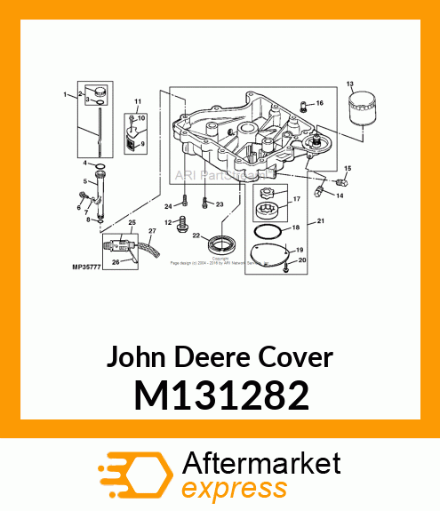 COVER, OIL PUMP M131282