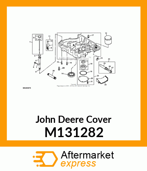 COVER, OIL PUMP M131282